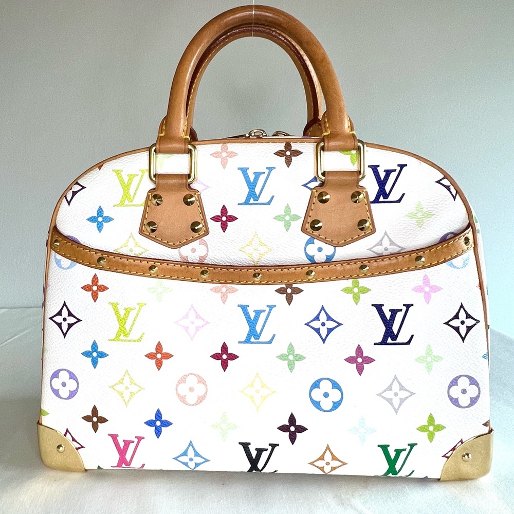 Louis Vuitton Monogram Multicolor Trouville White
